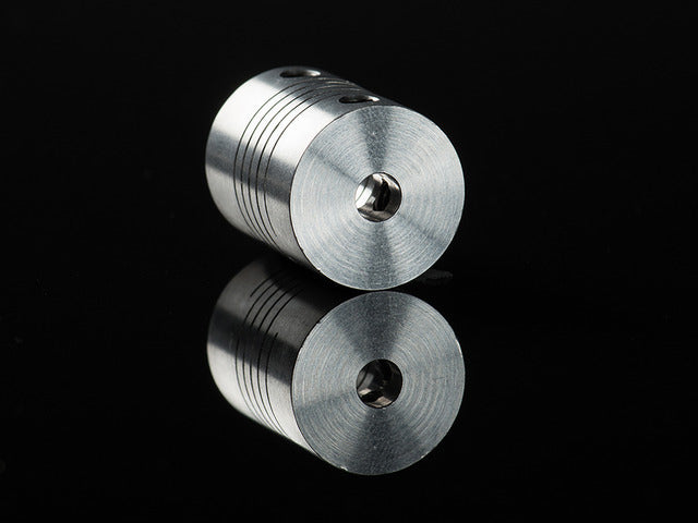Aluminum Flex Shaft Coupler - 5mm to 10mm