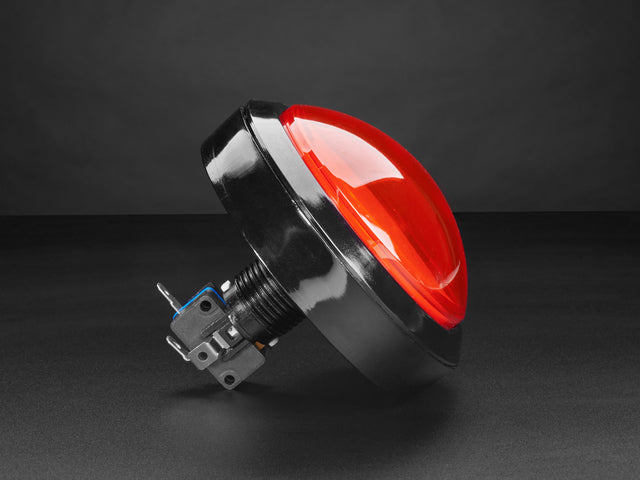 Massive Arcade Button with LED - 100mm Red