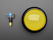 Massive Arcade Button with LED - 100mm Yellow