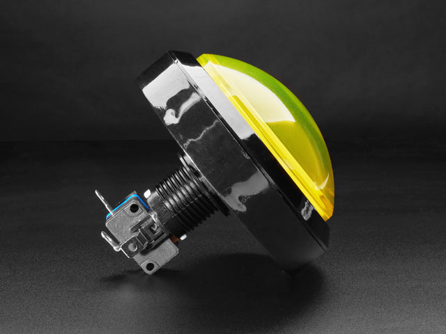 Massive Arcade Button with LED - 100mm Yellow