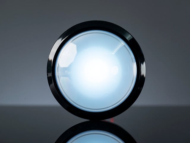 Massive Arcade Button with LED - 100mm White