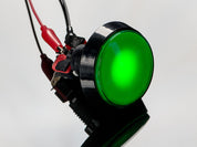 Large Arcade Button with LED - 60mm Green
