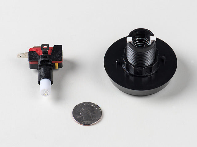 Large Arcade Button with LED - 60mm Green