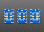 SMT Breakout PCB for SOIC-20 or TSSOP-20 - 3 Pack!