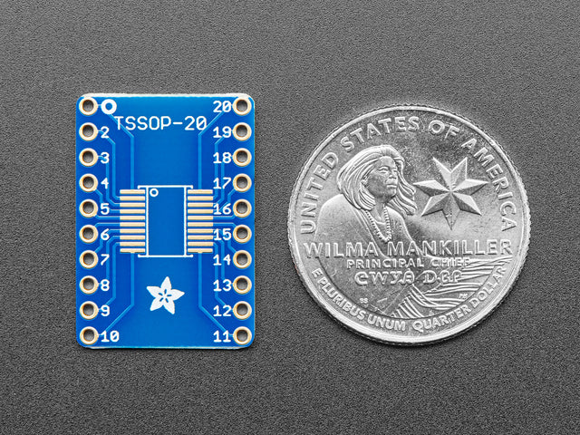 SMT Breakout PCB for SOIC-20 or TSSOP-20 - 3 Pack!