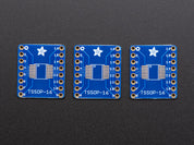 SMT Breakout PCB for SOIC-16 or TSSOP-16 - 3 Pack!