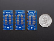 SMT Breakout PCB for SOIC-28 or TSSOP-28 - 3 Pack!
