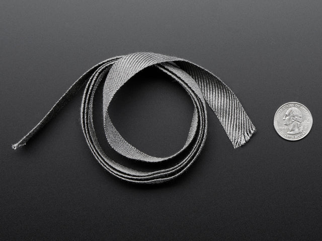 Stainless Steel Conductive Ribbon - 17mm wide 1 meter long