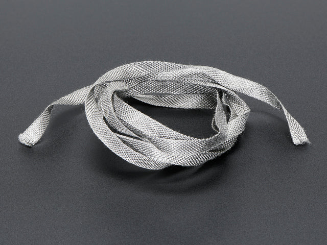 Stainless Steel Conductive Ribbon - 5mm wide 1 meter long