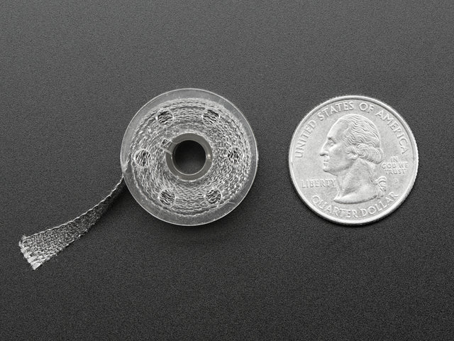 Stainless Steel Conductive Ribbon - 5mm wide 1 meter long