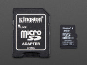 SD/MicroSD Memory Card (8 GB SDHC)