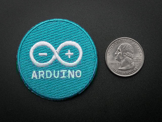 Arduino - Skill badge, iron-on patch