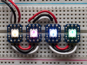 Breadboard-friendly RGB Smart NeoPixel - Pack of 5