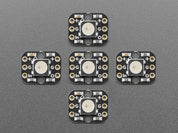 Breadboard-friendly RGB Smart NeoPixel - Pack of 5