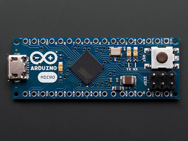 Arduino Micro without Headers - 5V 16MHz ATmega32u4 - Assembled