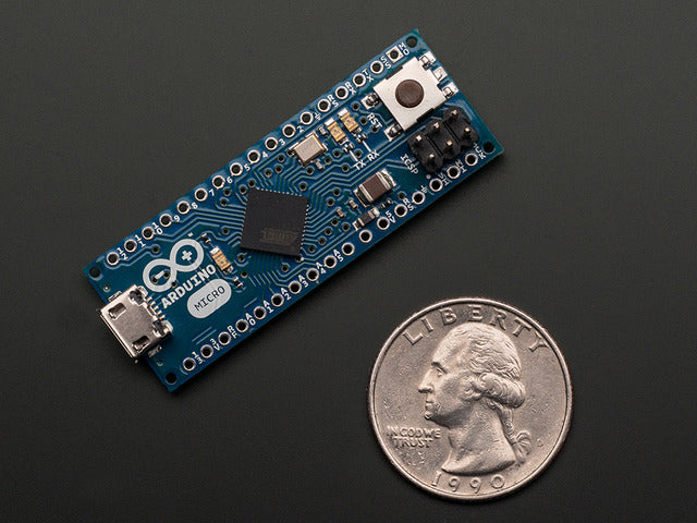 Arduino Micro without Headers - 5V 16MHz ATmega32u4 - Assembled