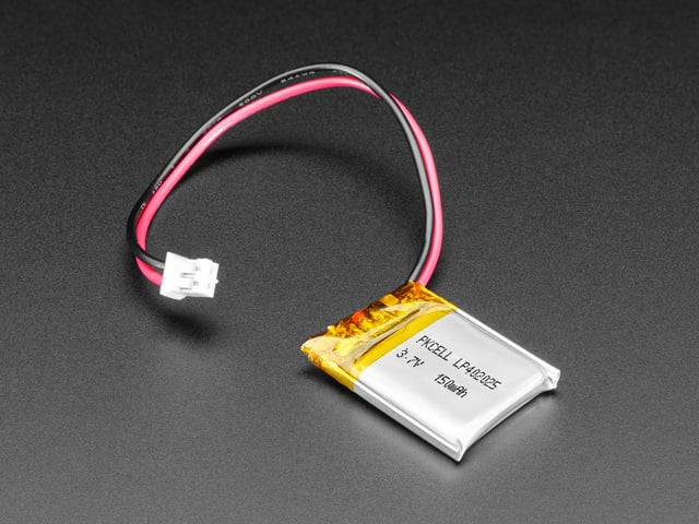 Lithium Ion Polymer Battery - 3.7v 150mAh