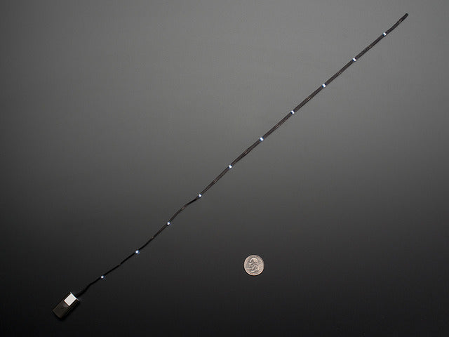 Litex White LEDs on Black Fabric Ribbon Pack