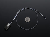 Litex White LEDs on White Fabric Ribbon Pack - 21" 10 LEDs