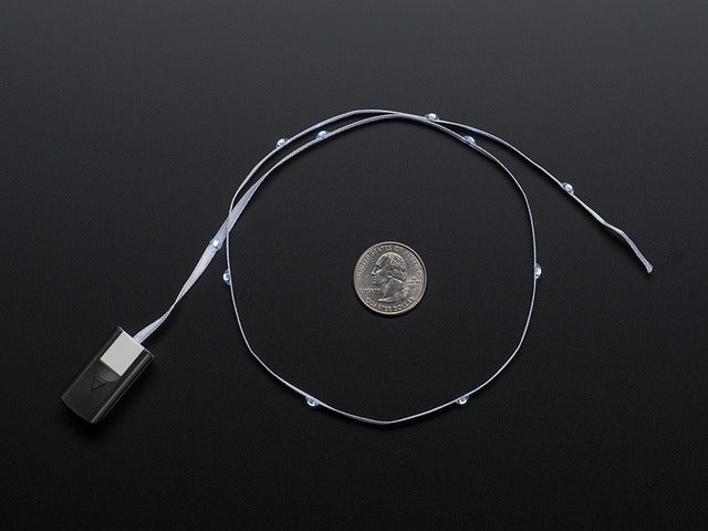 Litex White LEDs on White Fabric Ribbon Pack - 21" 10 LEDs