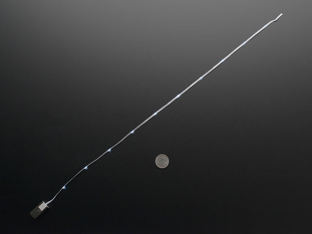 Litex White LEDs on White Fabric Ribbon Pack - 21" 10 LEDs