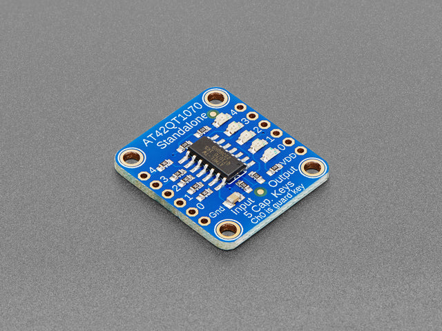 Standalone 5-Pad Capacitive Touch Sensor Breakout - AT42QT1070