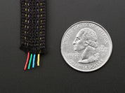 Fabric Ribbon 4-Channel Wire - 1 yard