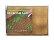 Pixel Art Scratch-Off Card