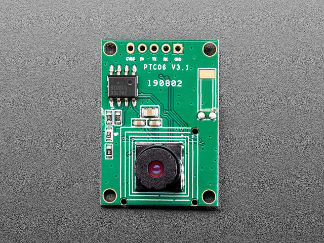 Miniature TTL Serial JPEG Camera with NTSC Video