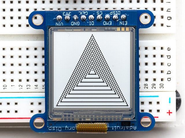 SHARP Memory Display Breakout - 1.3" 96x96 Silver Monochrome