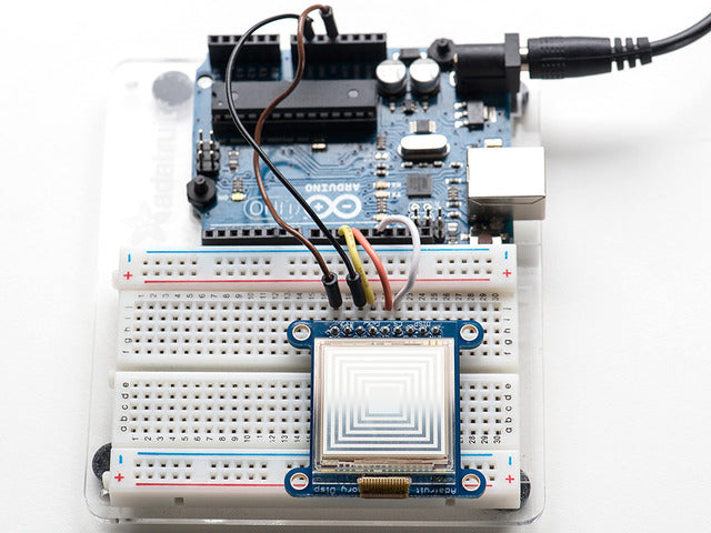 SHARP Memory Display Breakout - 1.3" 96x96 Silver Monochrome