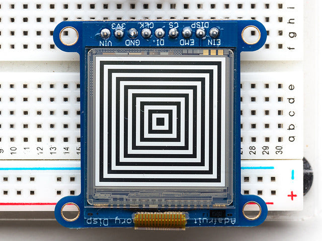 SHARP Memory Display Breakout - 1.3" 96x96 Silver Monochrome
