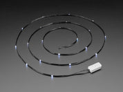 Litex White LEDs on Black Fabric Ribbon Pack - 1.5 meter 20 LEDs