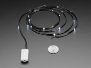 Litex White LEDs on Black Fabric Ribbon Pack - 1.5 meter 20 LEDs