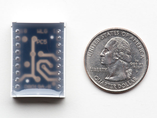 Red Hex-Segment Single Digit - 0.8" Tall Common Cathode