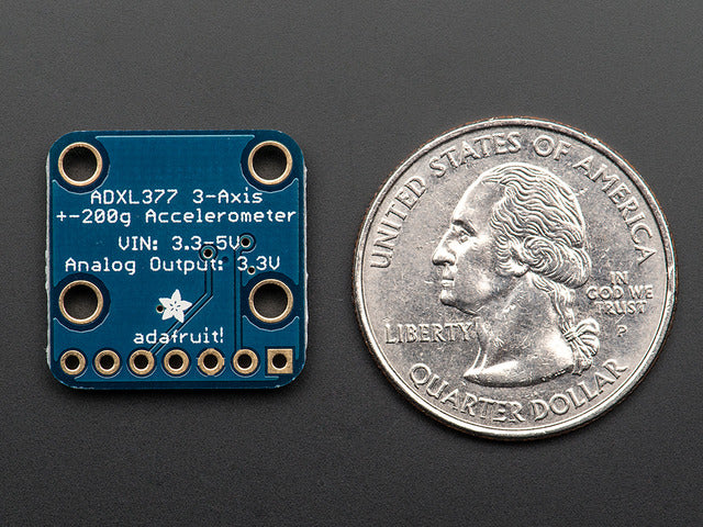 ADXL377 - High-G Triple-Axis Accelerometer (+-200g Analog Out)