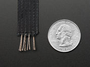 Conductive thread ribbon cable - Black - 1 yard