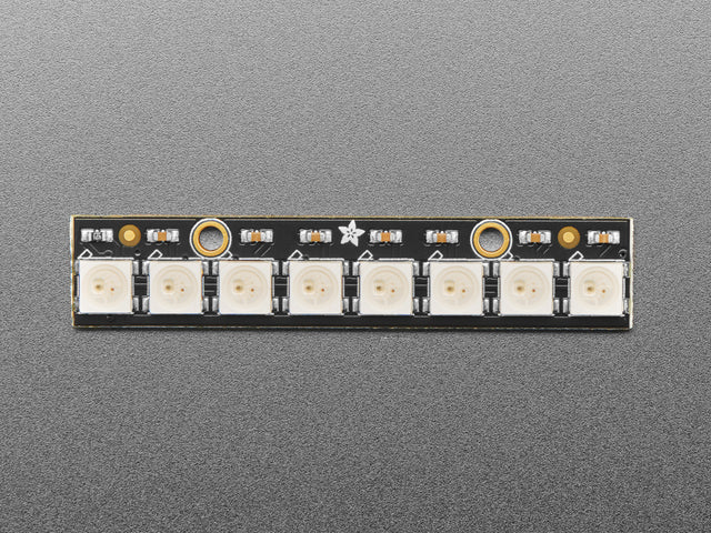 NeoPixel Stick - 8 x 5050 RGB LED with Integrated Drivers