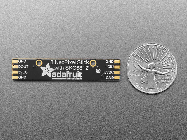 NeoPixel Stick - 8 x 5050 RGB LED with Integrated Drivers