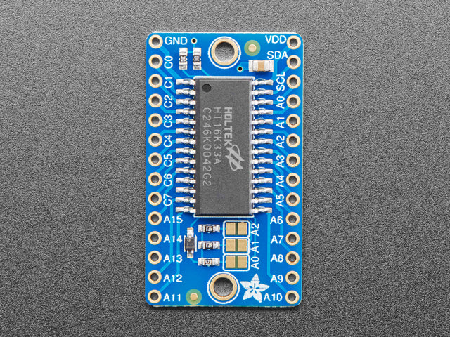 Adafruit 16x8 LED Matrix Driver Backpack -  HT16K33 Breakout