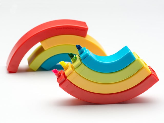 Rainbow Highlighters by OTOTO