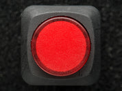 16mm Illuminated Pushbutton - Red Latching On/Off Switch