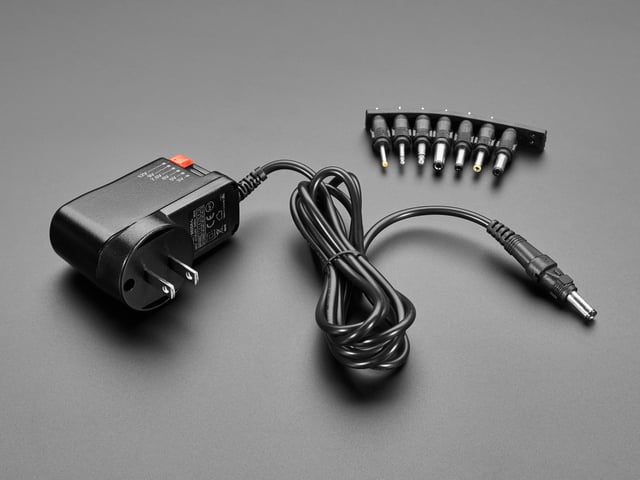 Compact Switching Power Supply - Selectable Output 3-12VDC
