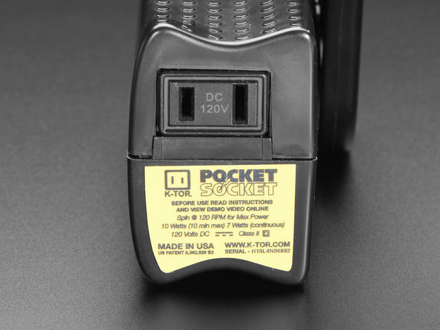 Pocket Socket 2 - Hand-Crank Power Outlet
