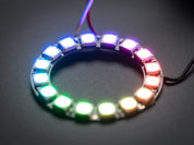 NeoPixel Ring - 16 x 5050 RGB LED with Integrated Drivers