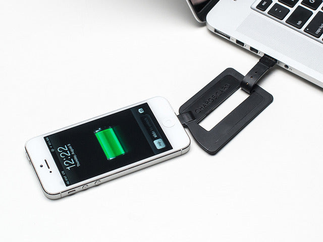CHARGECARD Thin Lightning Cable for iPhone 5