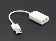 USB Audio Adapter - Works with Raspberry Pi