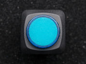 16mm Illuminated Pushbutton - Blue Momentary