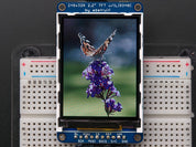 2.2" 18-bit color TFT LCD display with microSD card breakout