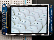 2.2" 18-bit color TFT LCD display with microSD card breakout